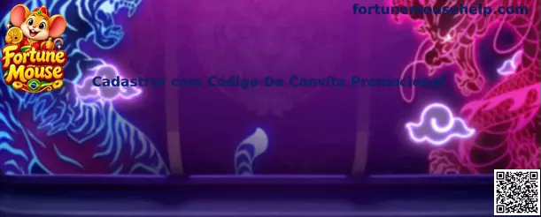 Guia para cadastrar com código de convite promocional no contexto Fortune Mouse