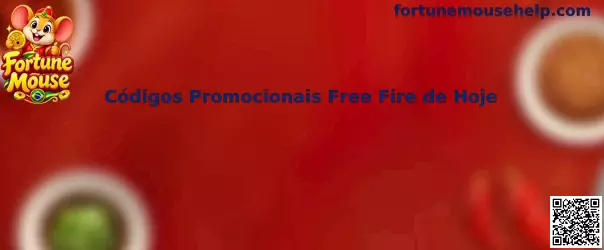 Guia Fortune Mouse sobre Códigos Promocionais Free Fire de Hoje