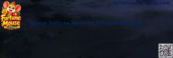 Interface ilustrativa de como buscar slots na barra de pesquisa de jogos