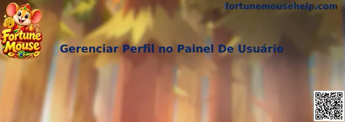 Gerenciar Perfil no Painel De Usuário